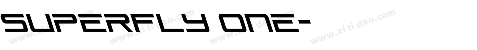 SuperFly One字体转换